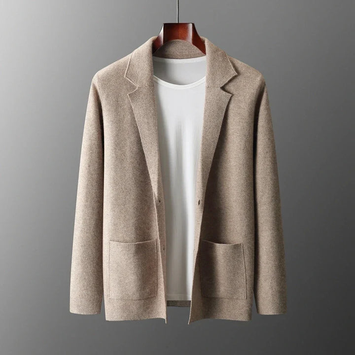 Men's Milano Cardigan: soft & comfortable layering essential. Classic button-front knit sweater for sophisticated style.