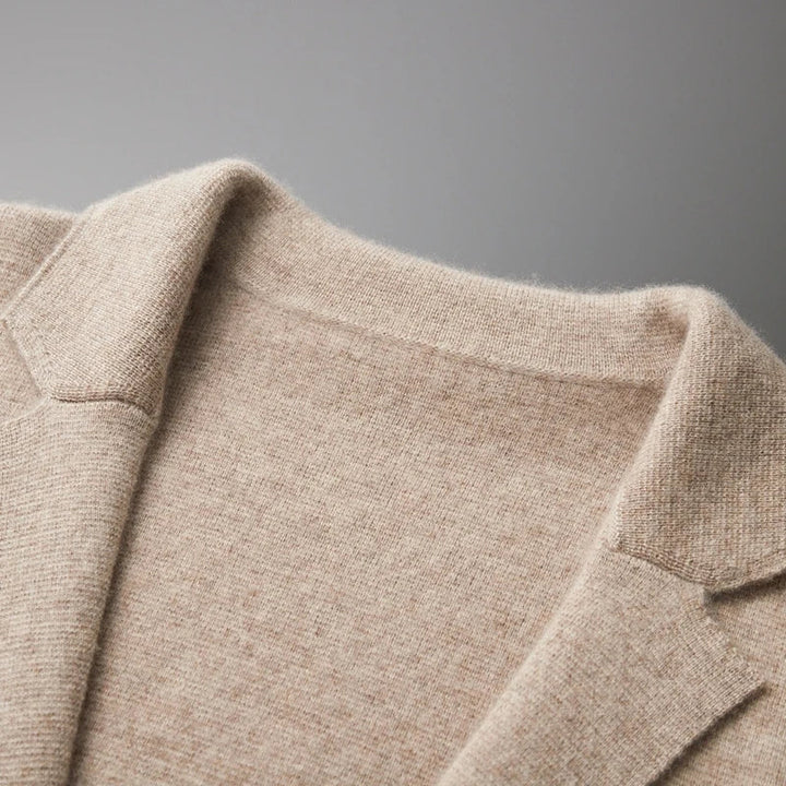 Men's Milano cardigan sweater. Soft knit long-sleeve, button-front, comfort wear & layering essential for men's fashion.