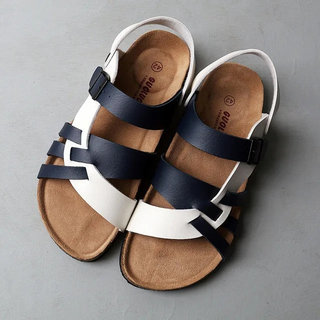 Ergonomic men's sandals with comfortable footbed, ideal summer shoes