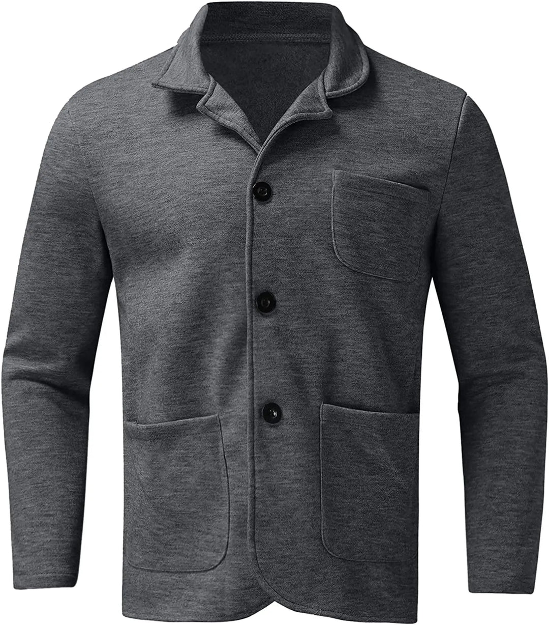 Modern men's versatile blazer, an everyday jacket for stylish autumn fashion.