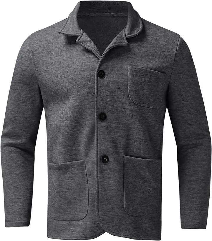 Modern men's versatile blazer, an everyday jacket for stylish autumn fashion.