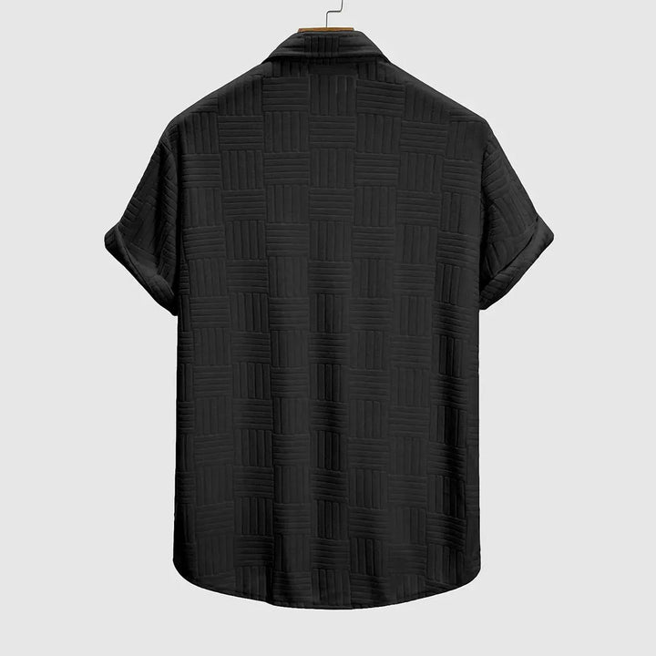 Men's sleek comfort two-piece set, combining modern fashion with everyday sophistication and casual style.