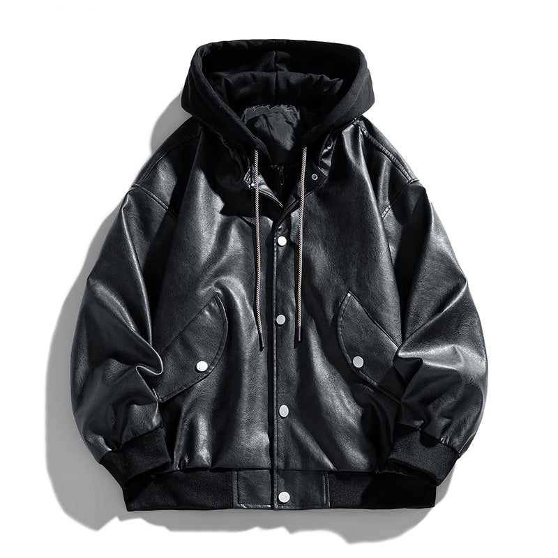 Beige men's modern everyday jacket, stylish and versatile for layering. Casual outerwear for any street style look.