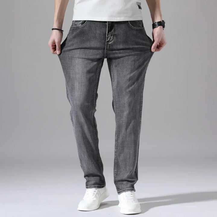Comfortable men's modern fit jeans, perfect for everyday wear with a soft fabric and stylish design.