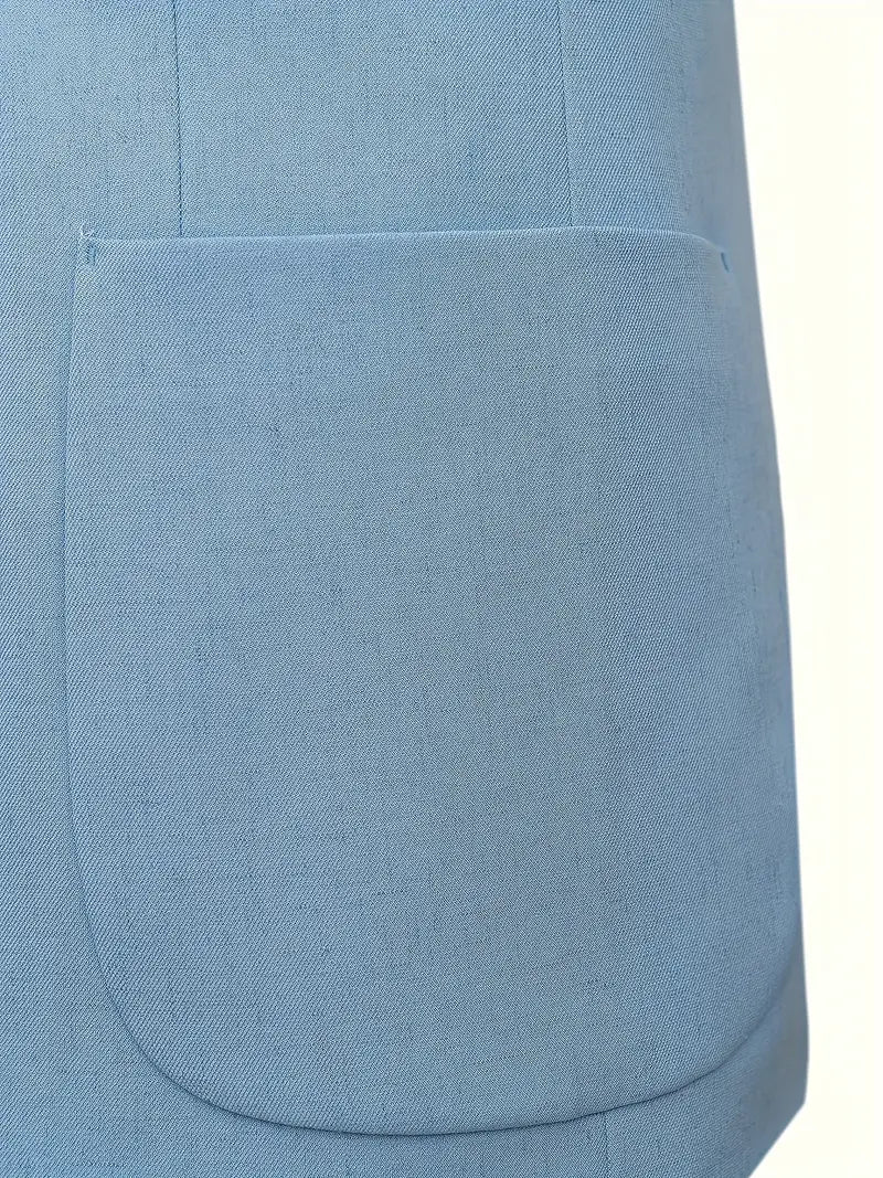 Men's spring/summer flat collar suit. Modern fashion, comfortable fit for any formal or business occasion.