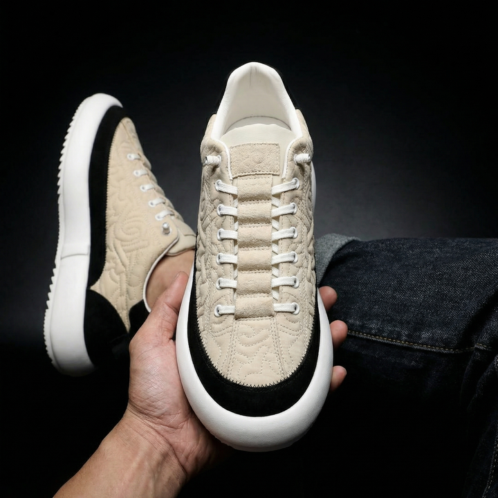 Lightweight men's athletic-style sneakers, offering all-day support & superior comfort.