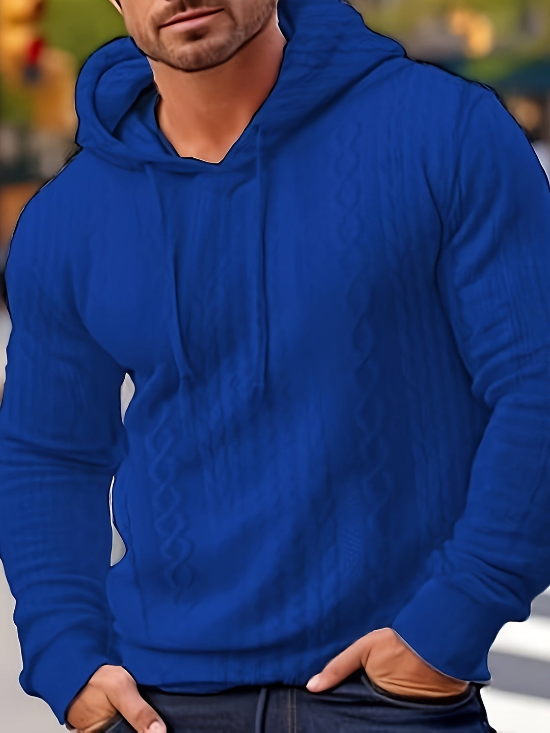 Essential men's pullover hoodie, the Modern Milo offers ultimate comfort & versatile autumn style.