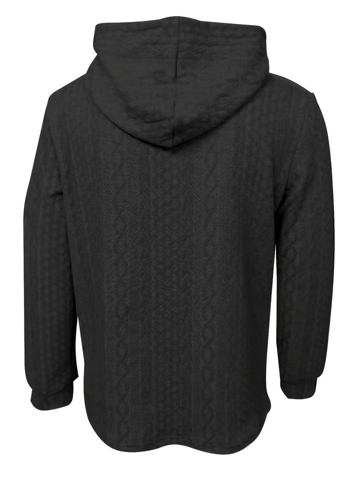 Fashion-forward men's Milo hoodie. Minimalist design delivers comfort & elevates your streetwear look.