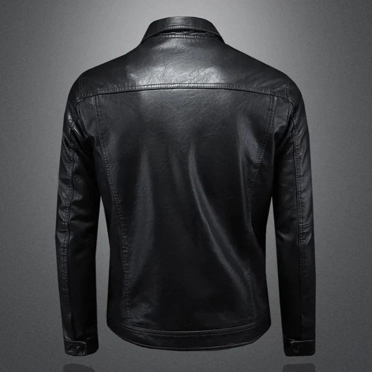 Stylish men's tailored zipper jacket, modern outerwear for everyday fashion. Sleek design, ideal for urban casual wear.
