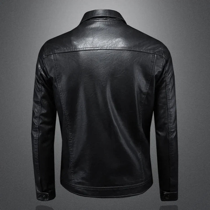 Stylish men's tailored zipper jacket, modern outerwear for everyday fashion. Sleek design, ideal for urban casual wear.