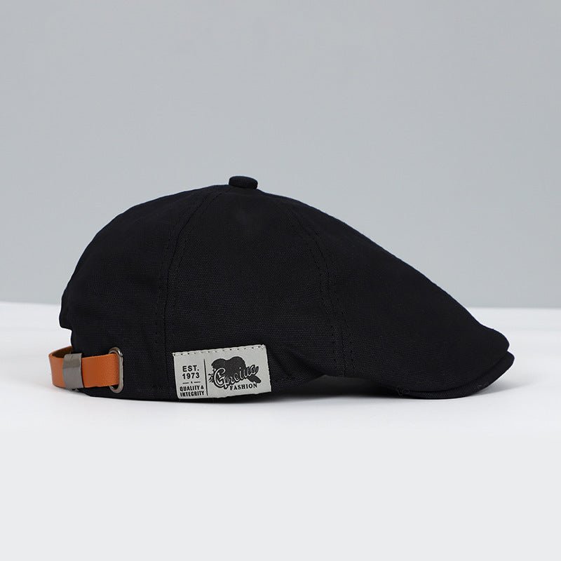 Men's Modern Urban Beret, an adjustable fashion hat for versatile everyday men's style.