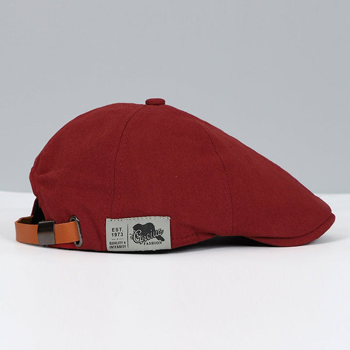 Blue Men's Modern Beret, an adjustable urban fashion hat perfect for everyday style.