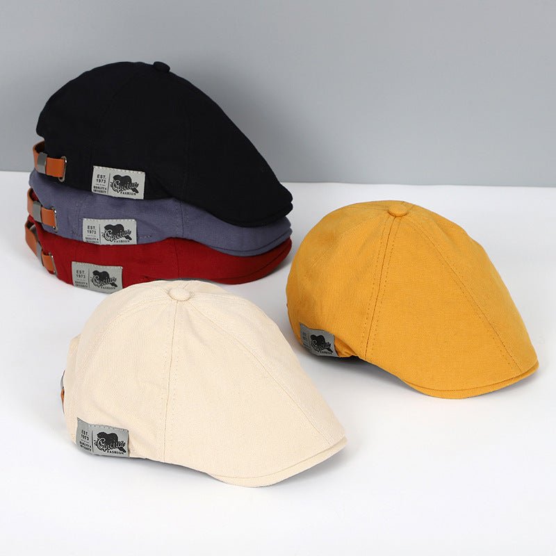 Versatile Men's Urban Beret, an adjustable cap for modern everyday fashion and headwear.