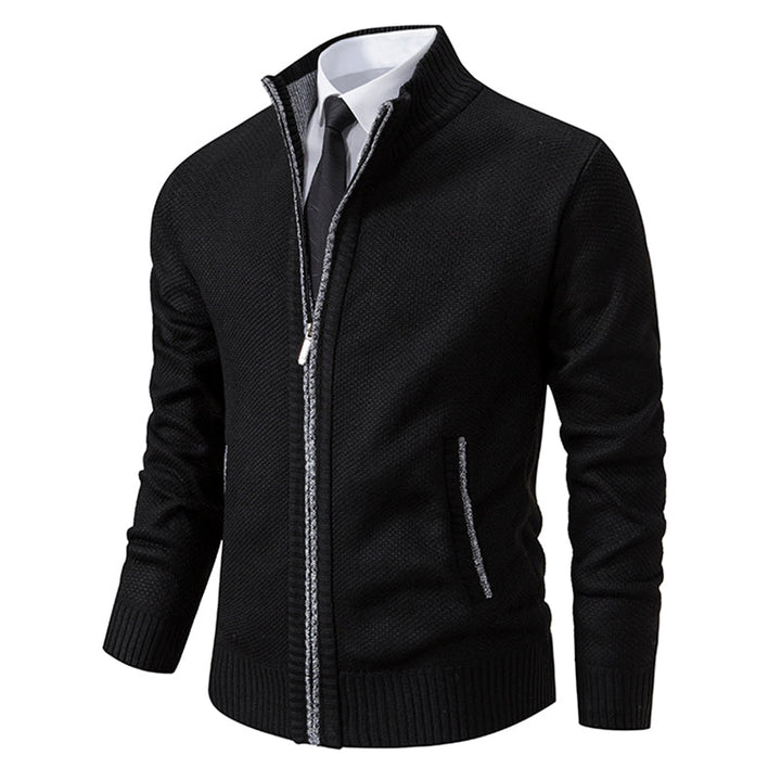 Casual men's zip-up hoodie for effortless layering; a modern, versatile jacket and essential outerwear.
