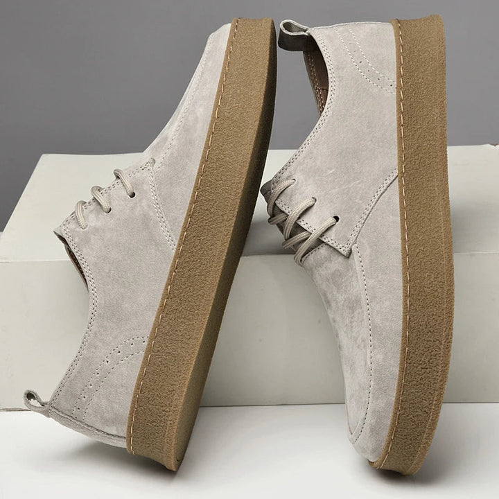 Comfortable Montaro men's lace-up walking shoes, perfect for versatile everyday casual wear.