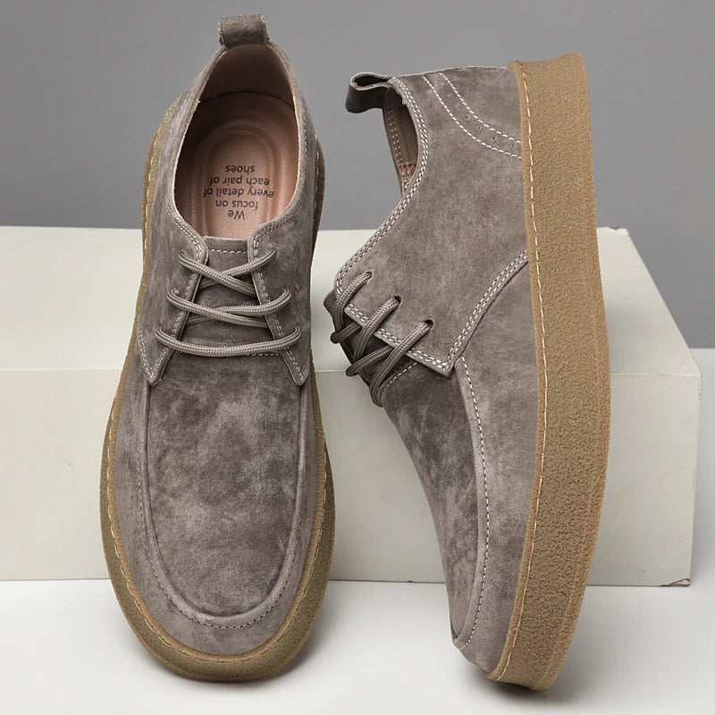 Dress casual Montaro men's lace-up shoes, versatile footwear for smart-casual looks.