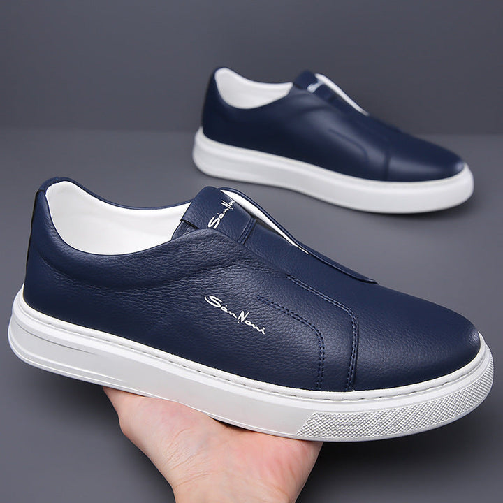 Comfortable men's slip-on sneakers, perfect for casual everyday wear with reliable traction.