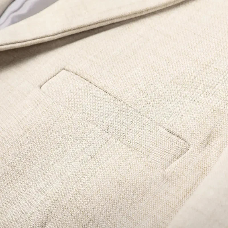 Modern men's professional blazer. A sharp tailored smart jacket for contemporary business and formal wear.