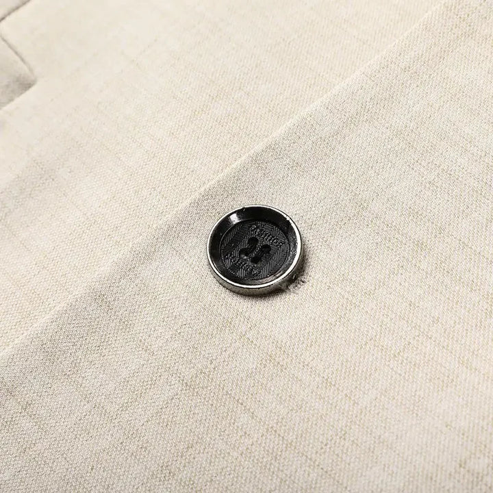 Stylish men's structured blazer, offering a sharp, tailored fit for professional men's fashion. Versatile.