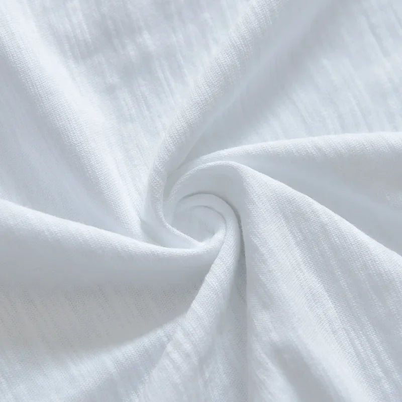 Close-up of Nightfall men's casual button-up shirt, highlighting classic vintage style & comfortable fabric.