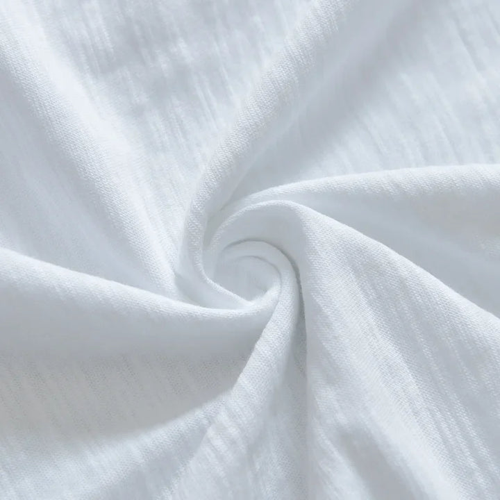 Close-up of Nightfall men's casual button-up shirt, highlighting classic vintage style & comfortable fabric.
