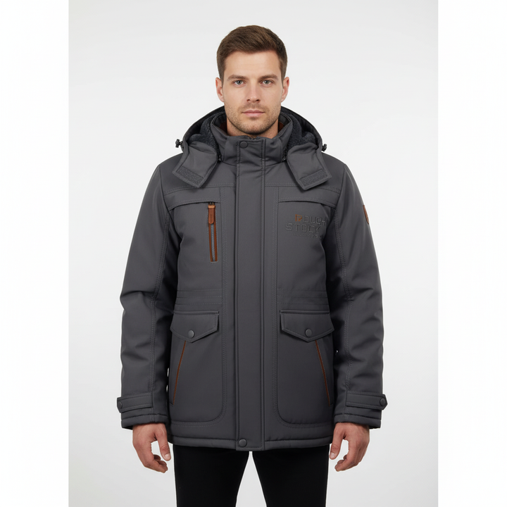 Niklas men's hooded padded jacket, a versatile and warm winter coat for men