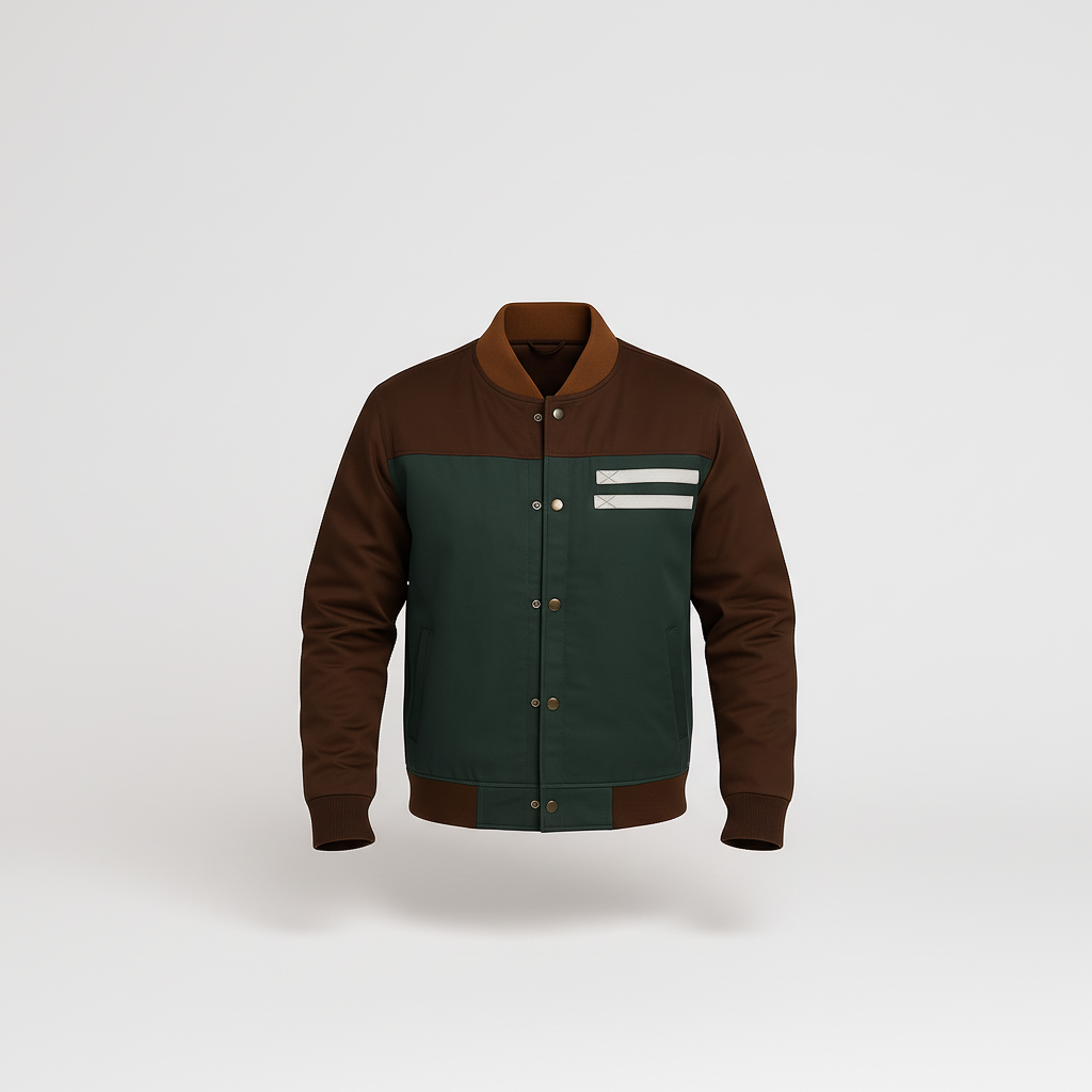 Nils style men's bomber jacket, a versatile lightweight outerwear piece for military-casual looks.