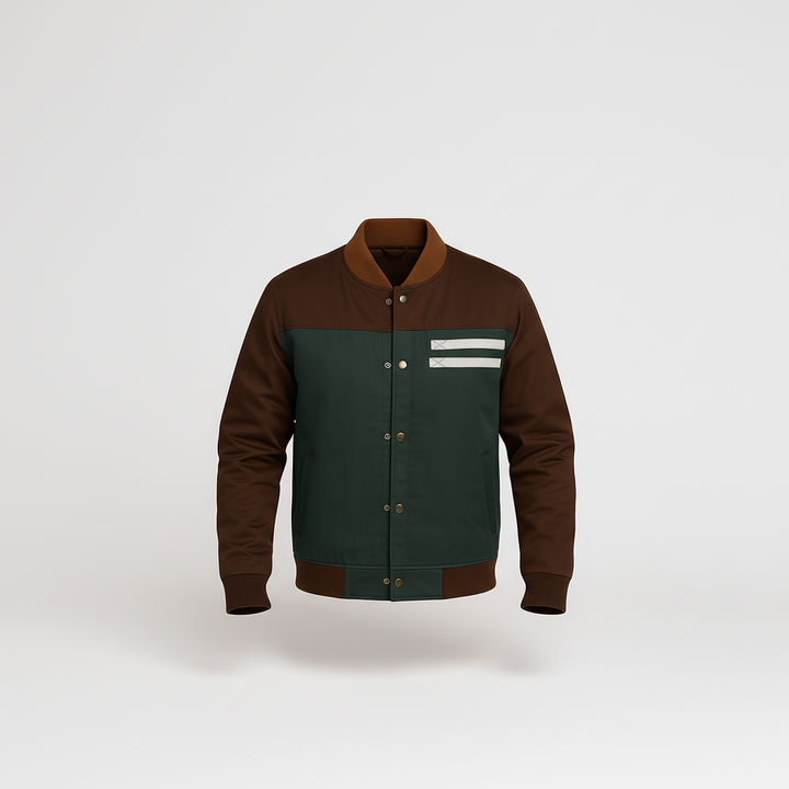 Nils style men's bomber jacket, a versatile lightweight outerwear piece for military-casual looks.