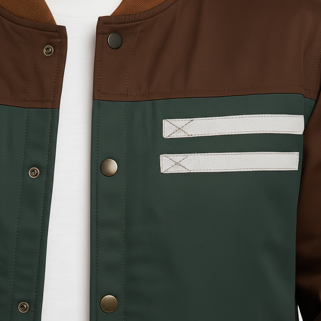 Lightweight bomber jacket for men, Nils style, perfect for autumn & spring, front view.