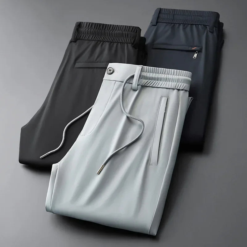 Comfortable men's Noam performance stretch trousers, offering flexibility for active and everyday wear.
