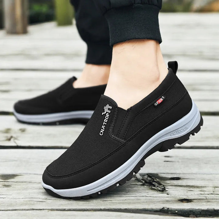 Men's Nolan orthopedic hiking shoes for all-day comfort & support on walking trails.