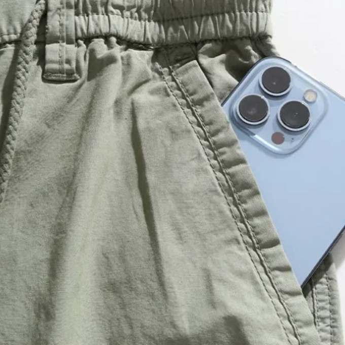 Rugged men's Northbay Comfort Cargo Shorts, designed for outdoor activities & lasting comfort.