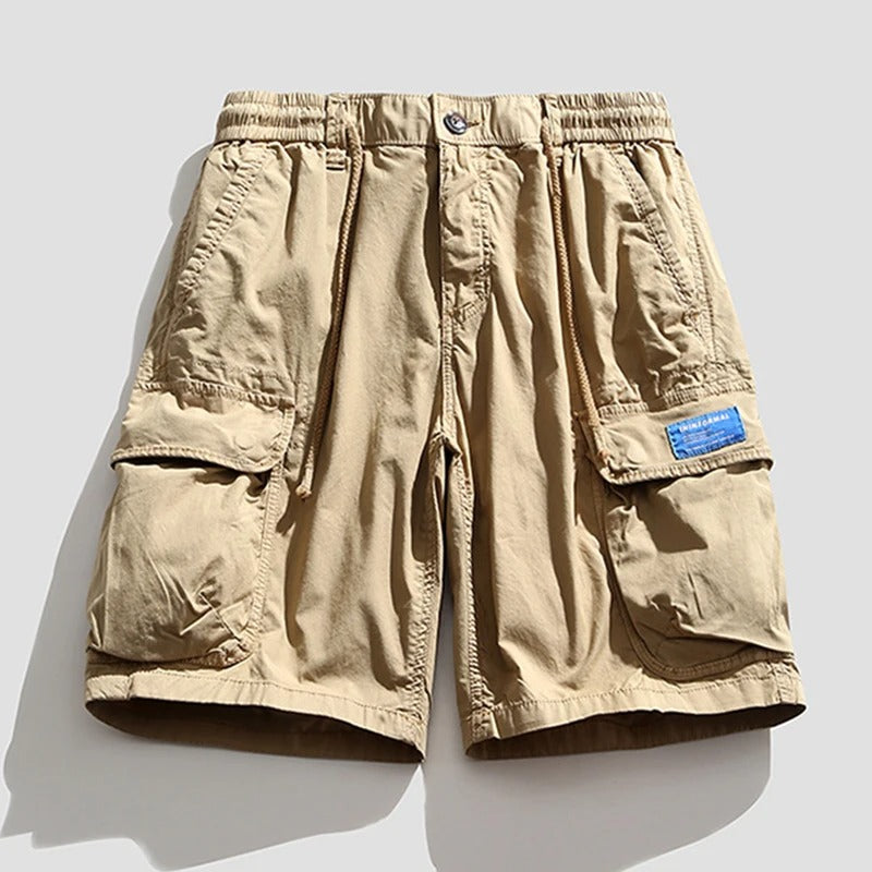 Men's Northbay summer cargo shorts with a comfortable stretch waistband for active lifestyles.