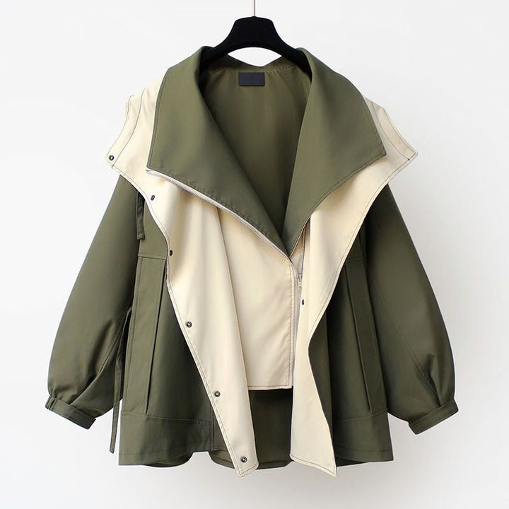 Men's Norval weather-ready tailored jacket, structured collar, matte hardware. Stylish & protective everyday outerwear.