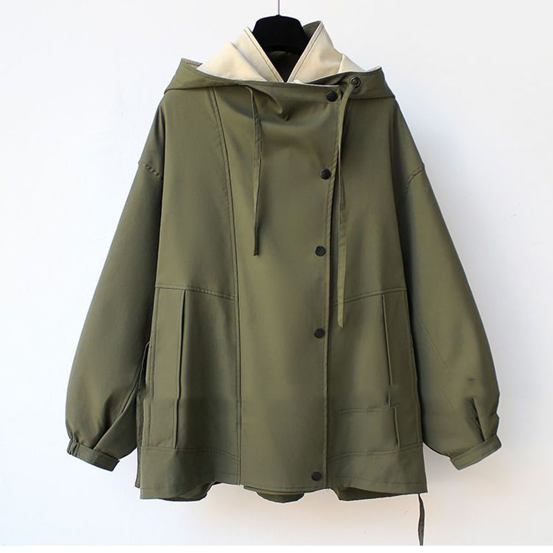 Men's Norval tailored jacket with structured collar, double layer & matte hardware. Smart, weather-ready style.