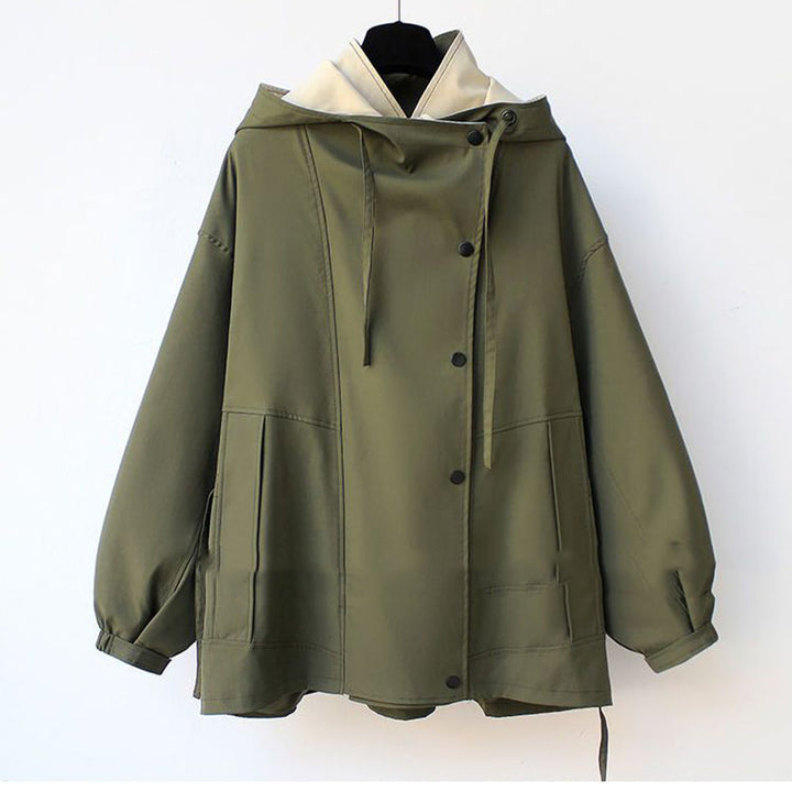 Men's Norval tailored jacket with structured collar, double layer & matte hardware. Smart, weather-ready style.