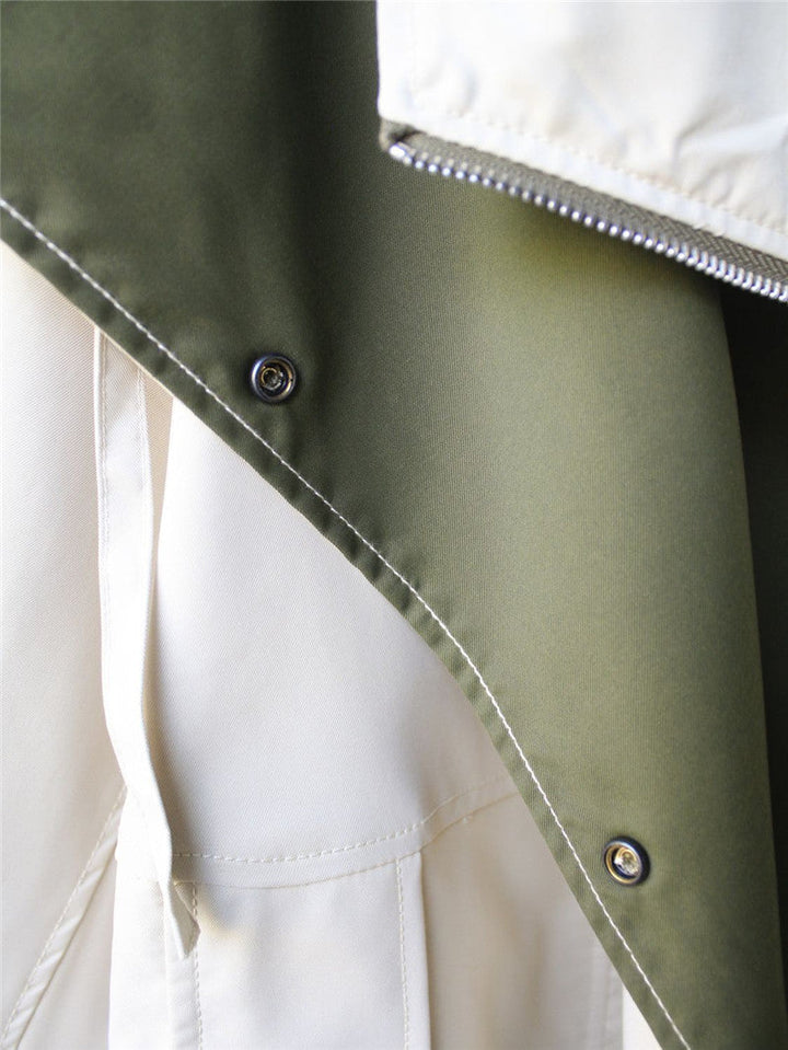 Men's fashion Norval jacket. Elegant, tailored, weather-ready outerwear with structured collar for smart casual wear.