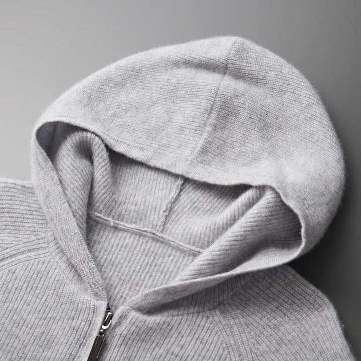 Comfortable men's Nova full-zip hoodie. Versatile long sleeve apparel for casual everyday style.