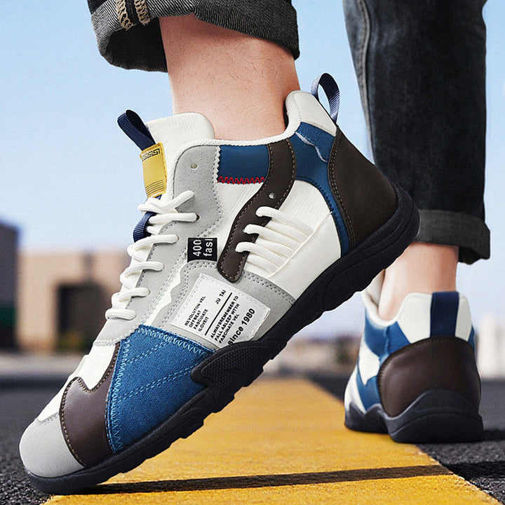 On-foot: Men's Orbital Urban Sneakers, comfortable, adventure-ready for active urban exploration.