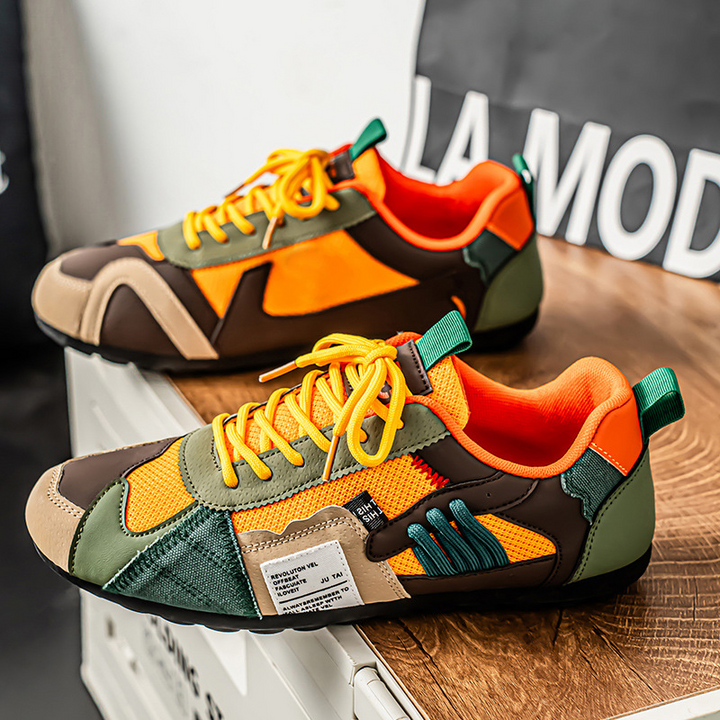 Stylish men's utility sneakers, perfect for urban exploration and athletic comfort.