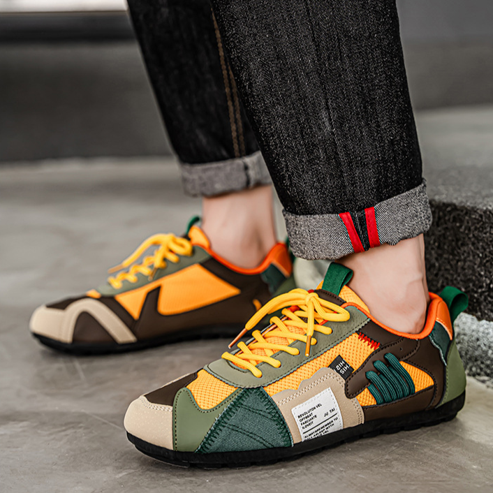 Rugged men's Orbital sneakers, ideal streetwear for outdoor-inspired adventures.