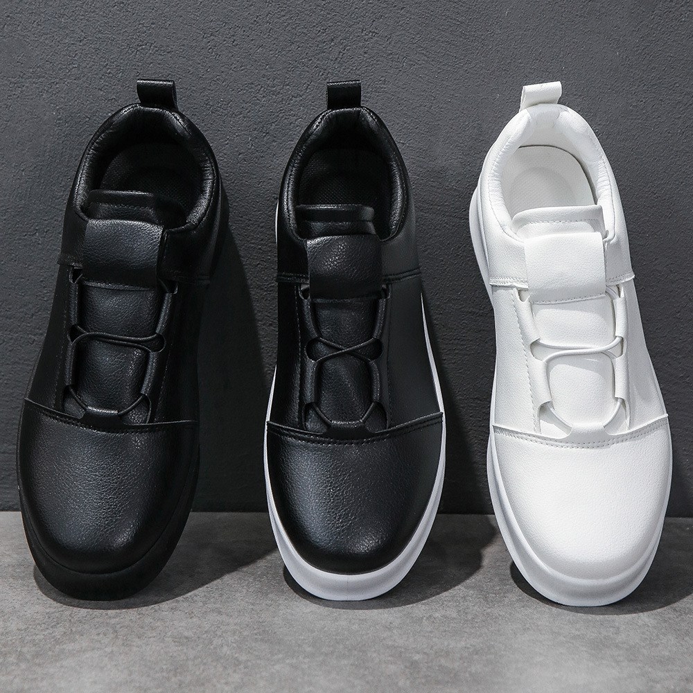 Orlando Men's Classic Comfort black sneakers, combining style & comfort for everyday footwear.
