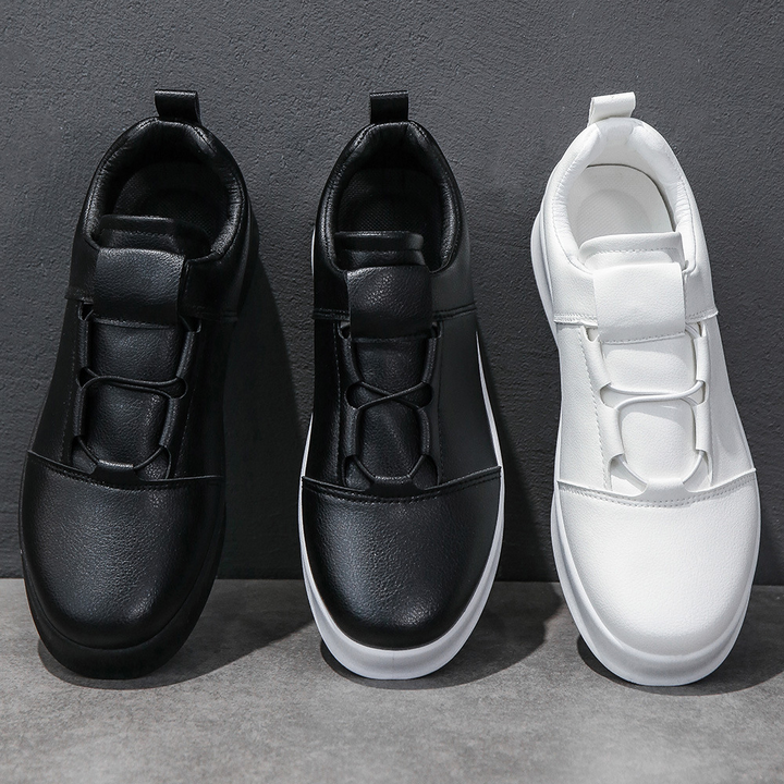 Orlando Men's Classic Comfort black sneakers, combining style & comfort for everyday footwear.