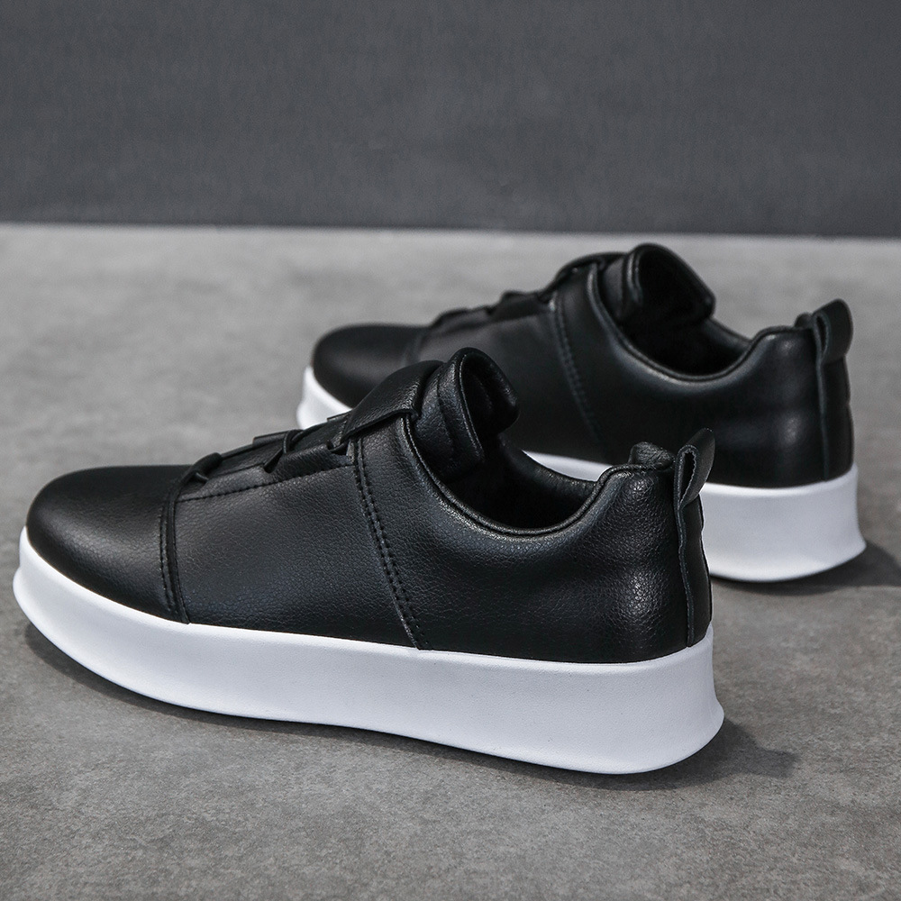 White Men's Orlando Classic Comfort Sneakers, perfect athletic casual shoes for daily use.