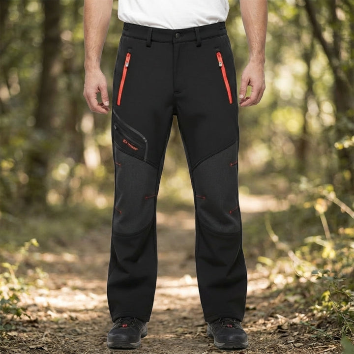 Men's Orlando warm waterproof winter sports trousers, fleece-lined, ideal for cold weather hiking