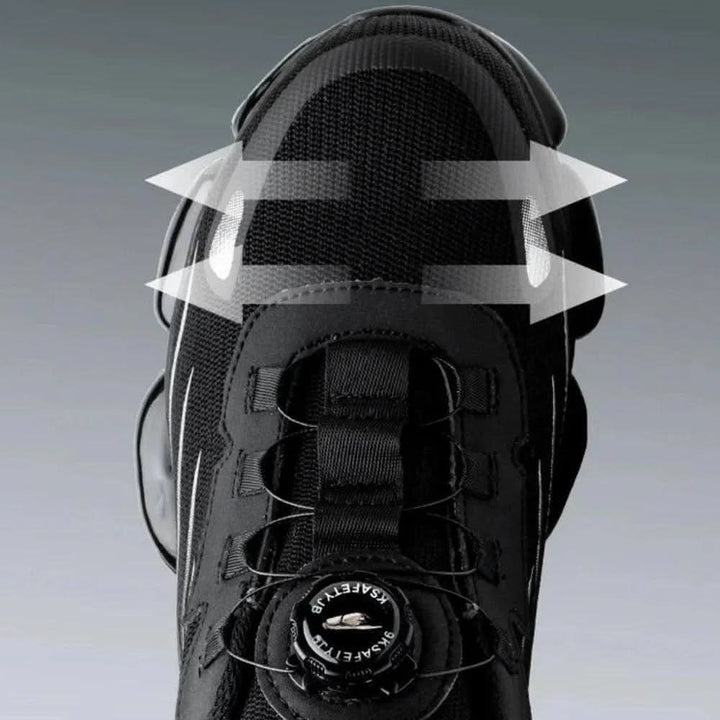 ORTHOFLEX shock-absorbing work shoes; durable, slip-resistant & orthopedic comfort.