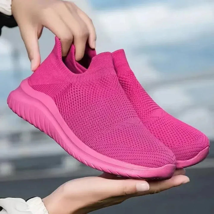 High-comfort men's orthopaedic walking sneakers with slip-on ease.