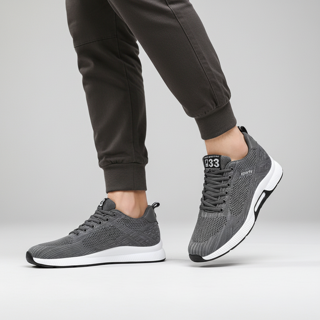Supportive men's breathable sneakers, Andrew, perfect for long walks