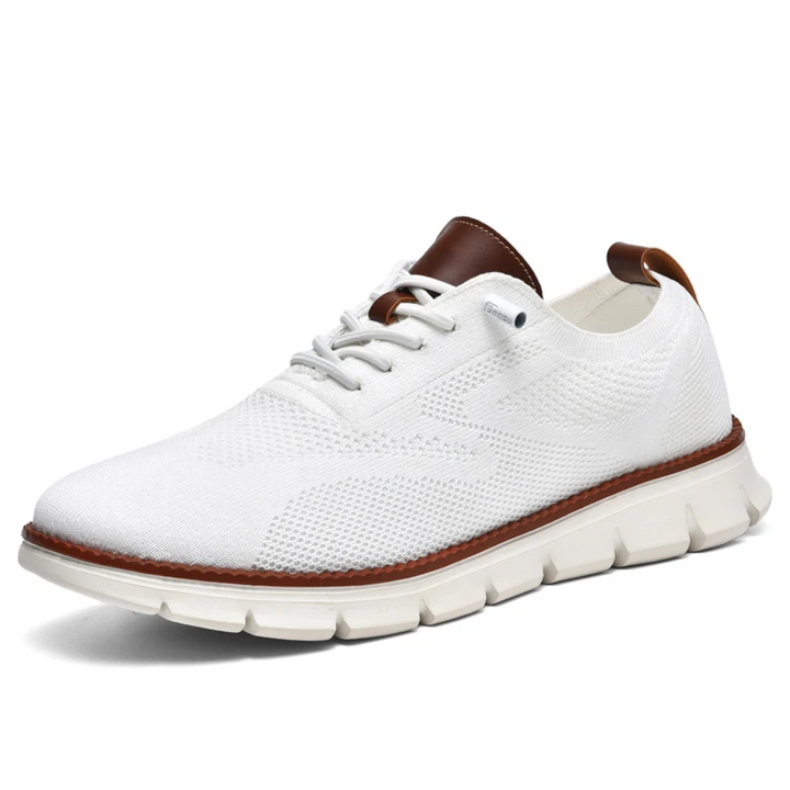 Durable men's Fly Knit orthopedic footwear, offering lightweight support and ultimate comfort.