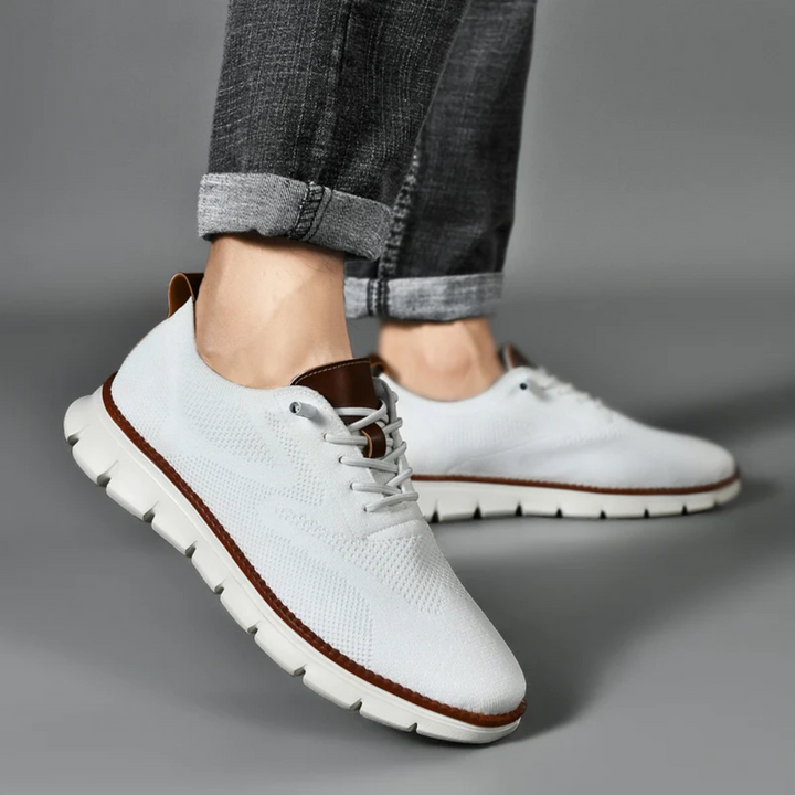 Men's orthopedic shoes: Fly Knit, lightweight, breathable, & supportive for superior comfort.